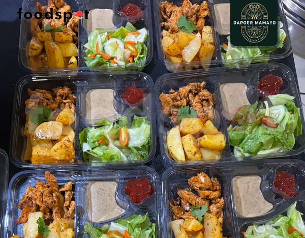 Spiced Grilled Chicken with Roasted Potato Wedges & Salad